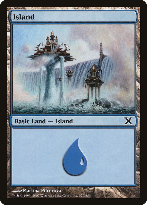 Island (370) (10E-370) - Tenth Edition Foil