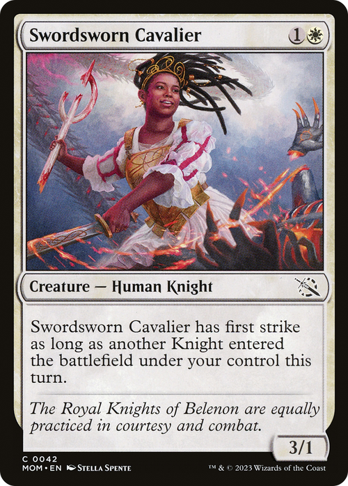 Swordsworn Cavalier (MOM-042) - March of the Machine