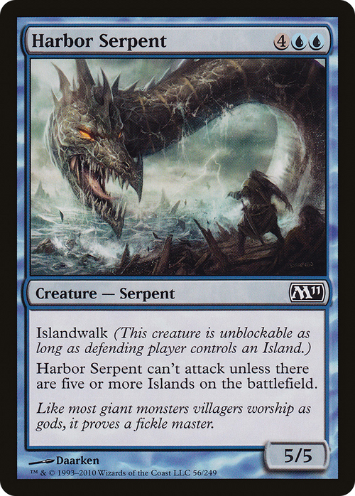 Harbor Serpent (M11-056) - Magic 2011 Foil
