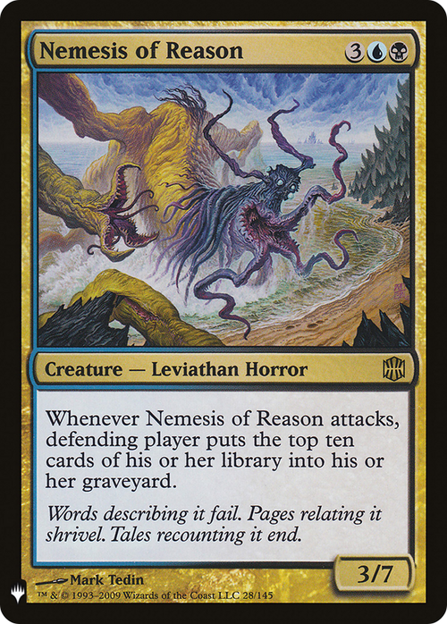 Nemesis of Reason (LIST-ARB-28) - The List