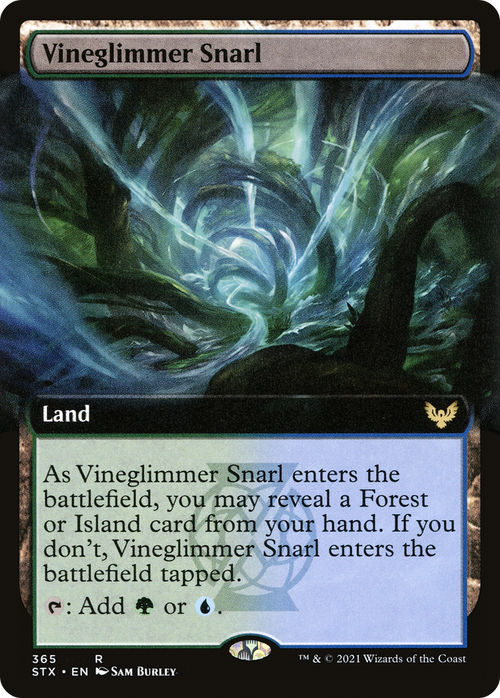 Vineglimmer Snarl (Extended Art) (STX-365) - Strixhaven: School of Mages: (Extended Art) Foil