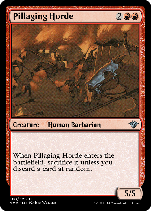 Pillaging Horde (VMA-180) - Vintage Masters