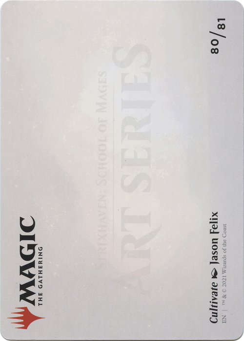 Cultivate // Cultivate (ASTX-080) - Strixhaven Art Series (Borderless)