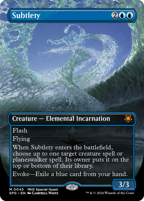 Subtlety (Borderless) (SPG-045) - Special Guests Foil