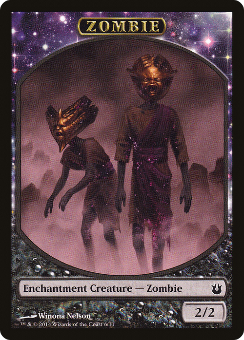 Zombie Token (BNG-006) - Born of the Gods Tokens: (enchantment)