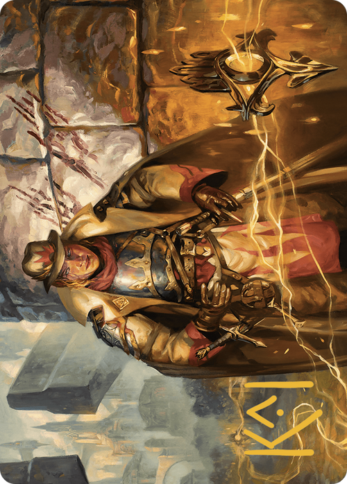 Tenth District Hero // Tenth District Hero (AMKM-004) - Murders at Karlov Manor Art Series (Borderless) Foil