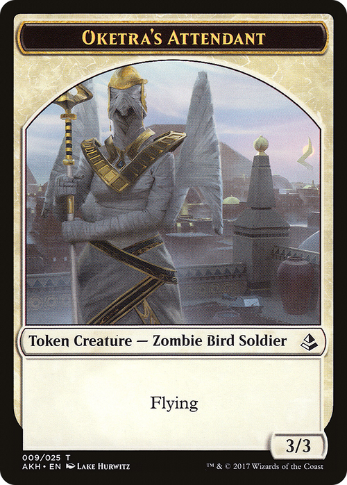 Oketra's Attendant Token (AKH-009) - Amonkhet Tokens