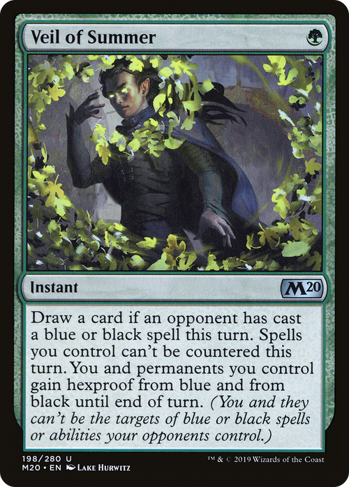 Veil of Summer (M20-198) - Core Set 2020