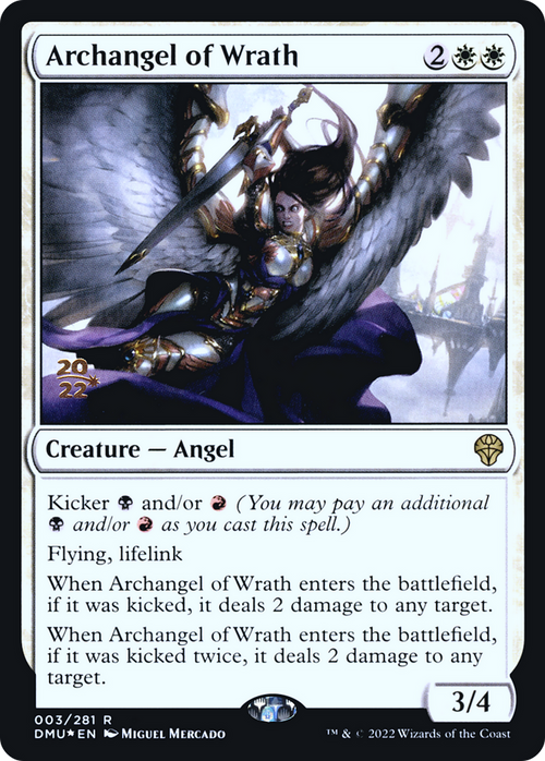 Archangel of Wrath (PRE-003) - Dominaria United Promos Foil