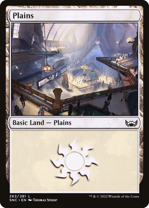 Plains (263) (SNC-263) - Streets of New Capenna Foil