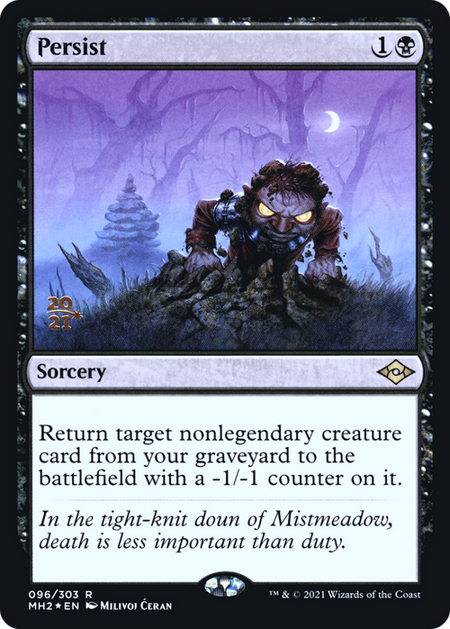 Persist (PRE-96S) - Modern Horizons 2 Promos Foil