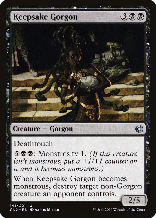 Keepsake Gorgon (CN2-141) - Conspiracy: Take the Crown Foil