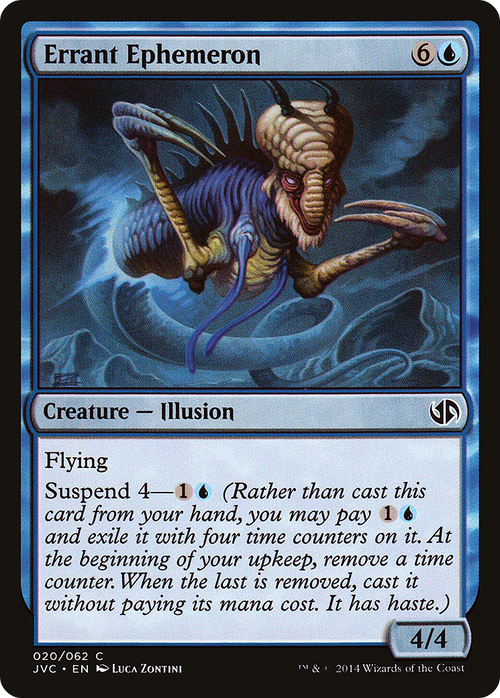 Errant Ephemeron (DD3-020) - Duel Decks Anthology: Jace vs. Chandra