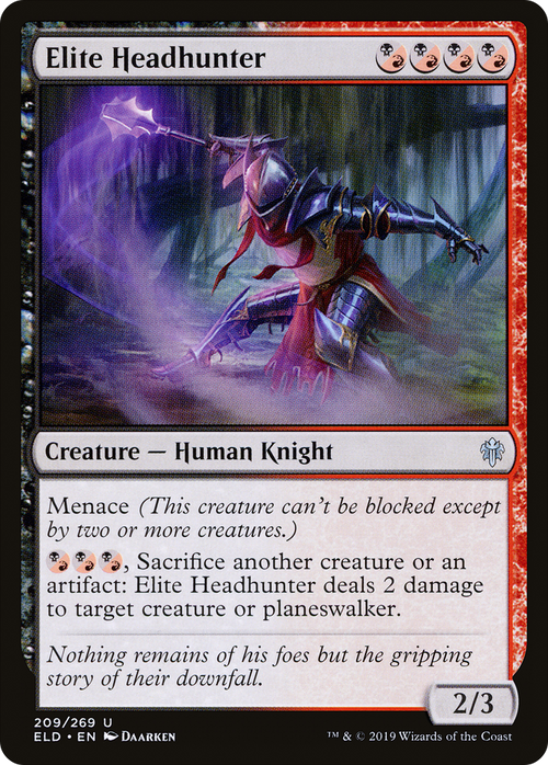Elite Headhunter (ELD-209) - Throne of Eldraine