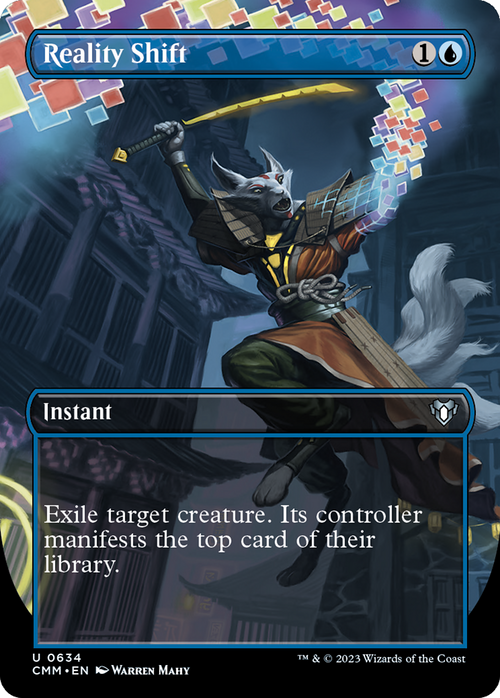 Reality Shift (Borderless) (CMM-634) - Commander Masters