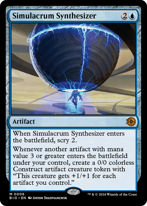 Simulacrum Synthesizer (BIG-006) - The Big Score Foil