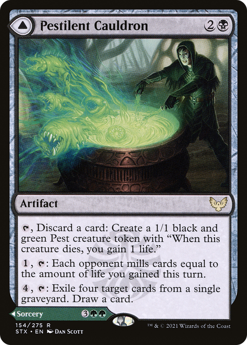 Pestilent Cauldron (STX-154) - Strixhaven: School of Mages