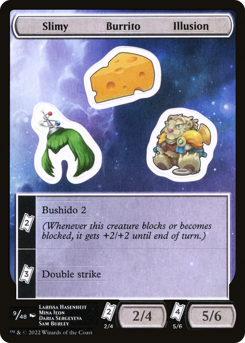 Slimy Burrito Illusion (UNF-009) - Unfinity Sticker Sheets