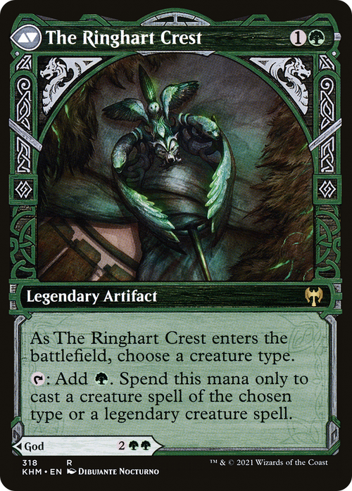 Kolvori, God of Kinship (Showcase) (KHM-318) - Kaldheim: (Showcase) Foil