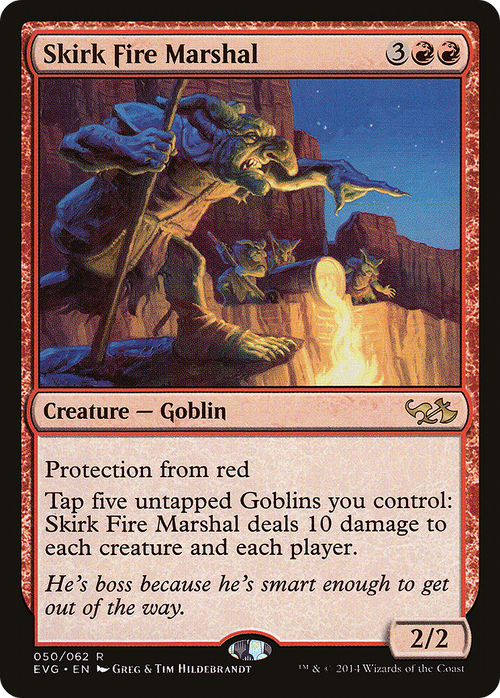 Skirk Fire Marshal (DD3-050) - Duel Decks Anthology: Elves vs. Goblins