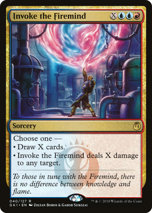 Invoke the Firemind (GR1-040) - GRN Guild Kit
