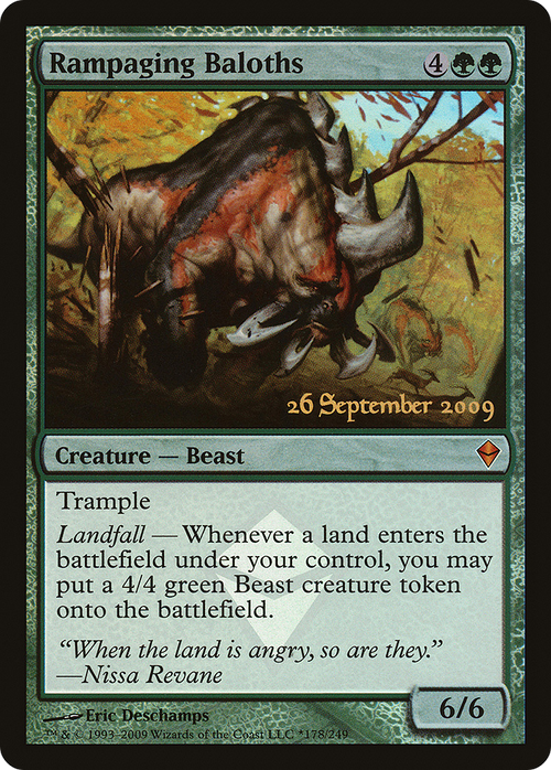 Rampaging Baloths (PRE-178★) - Zendikar Promos Foil