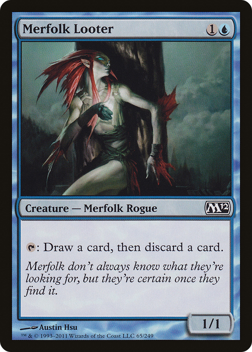Merfolk Looter (M12-065) - Magic 2012