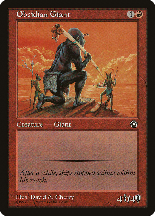 Obsidian Giant (P02-) - Portal Second Age