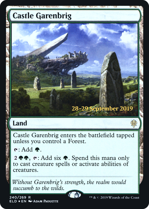 Castle Garenbrig (PRE-240S) - Throne of Eldraine Promos Foil