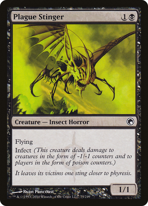 Plague Stinger (SOM-075) - Scars of Mirrodin