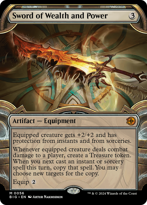 Sword of Wealth and Power (Showcase) (BIG-056) - The Big Score: (Showcase)