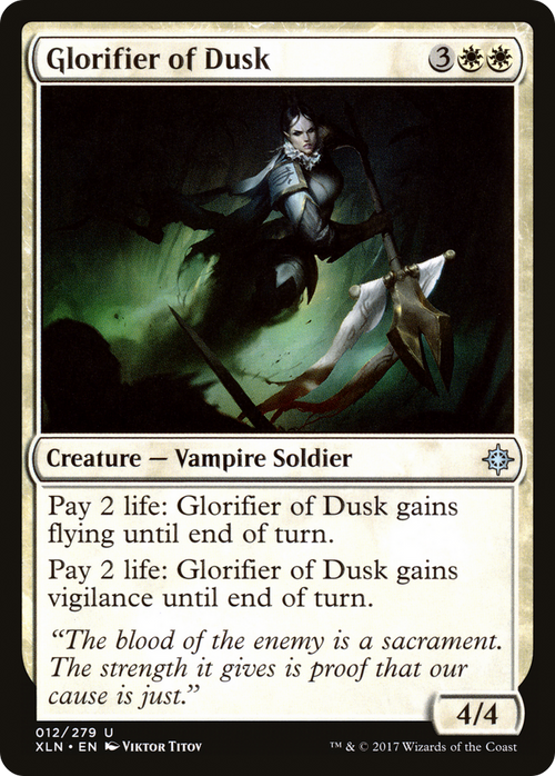 Glorifier of Dusk (XLN-012) - Ixalan Foil
