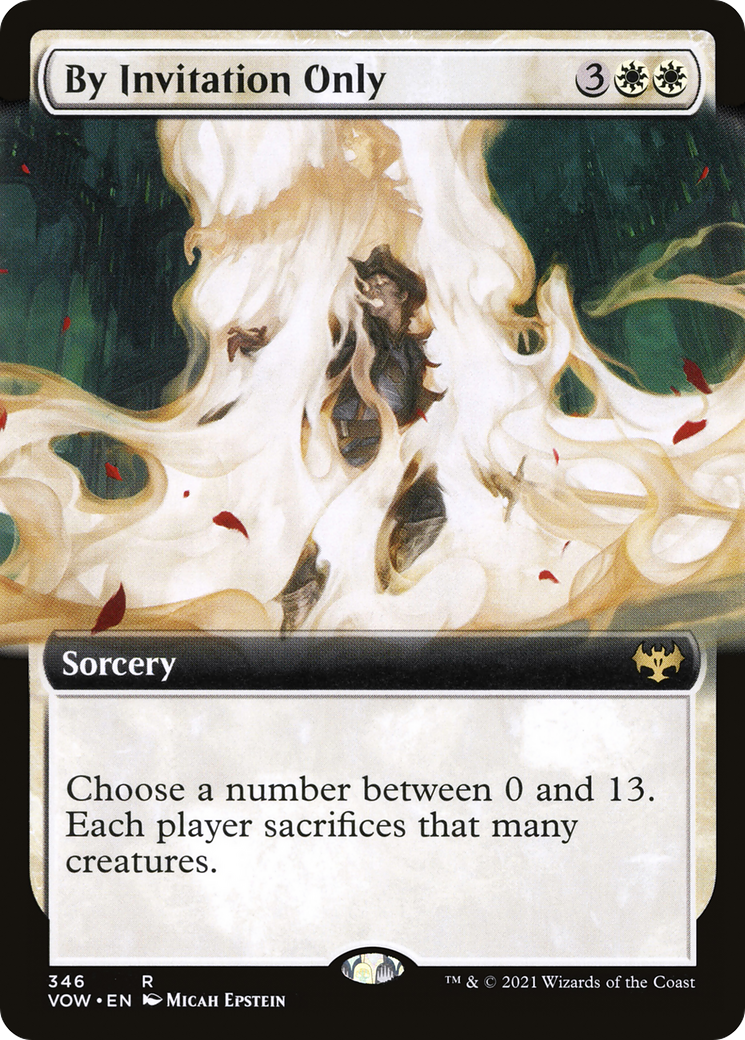 By Invitation Only (Extended Art) (VOW-346) - Innistrad: Crimson Vow: (Extended Art) Foil