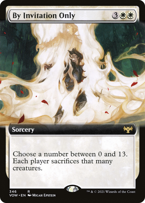 By Invitation Only (Extended Art) (VOW-346) - Innistrad: Crimson Vow: (Extended Art) Foil
