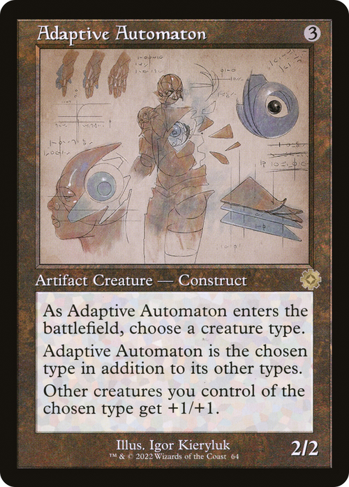 Adaptive Automaton (Schematic) (BRR-064) - The Brothers' War Retro Artifacts