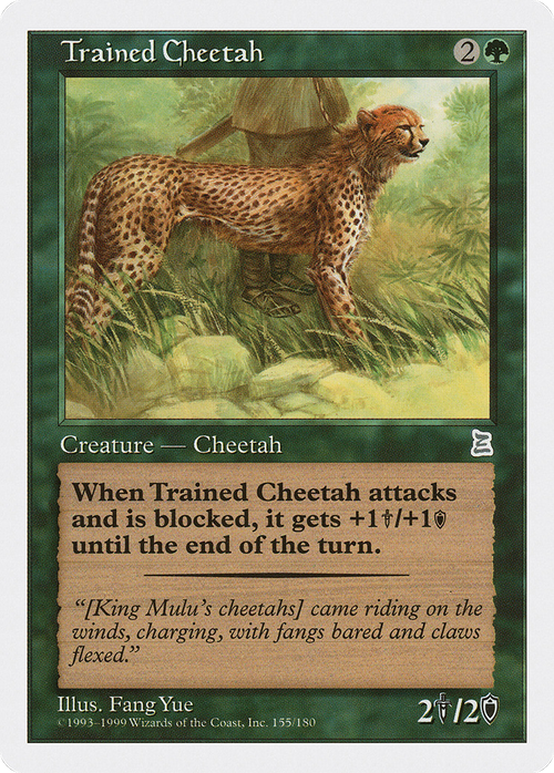 Trained Cheetah (PTK-155) - Portal Three Kingdoms