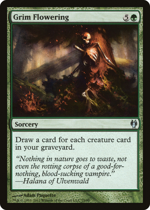 Grim Flowering (DDJ-075) - Duel Decks: Izzet vs. Golgari