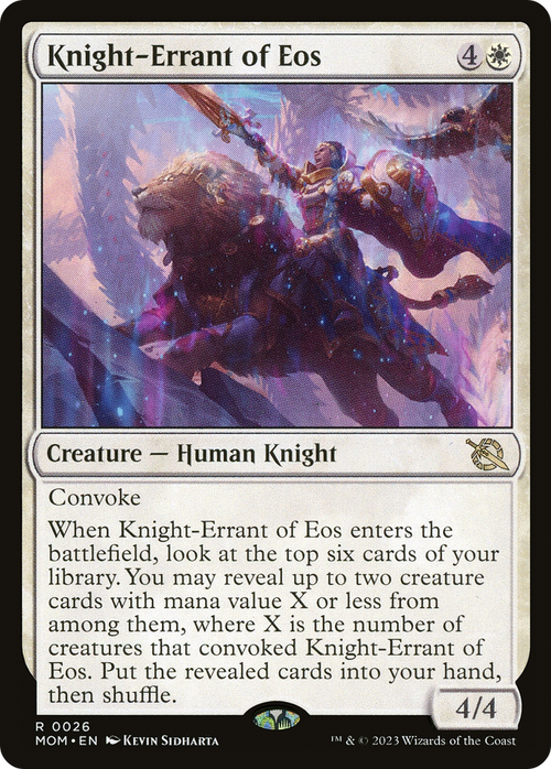 Knight-Errant of Eos (MOM-026) - March of the Machine Foil