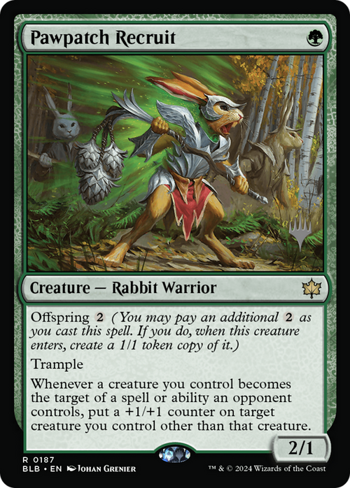 Pawpatch Recruit (PPBLB-187) - Bloomburrow Promos