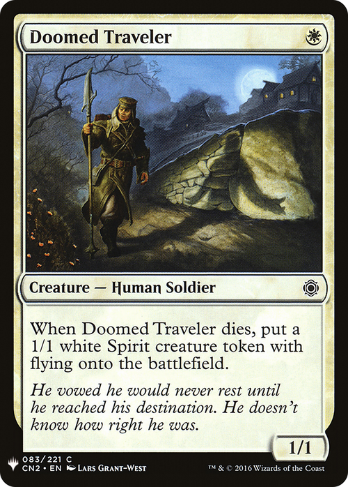 Doomed Traveler (CN2) (LIST-CN2-83) - The List