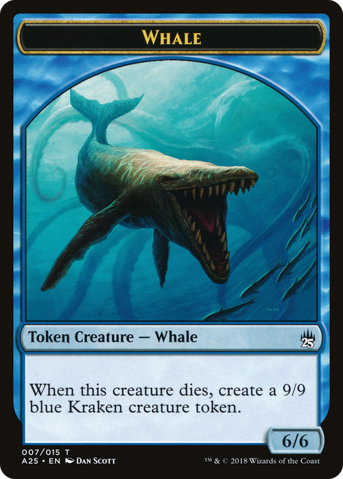 Whale Token (007) (A25-007) - Masters 25 Tokens