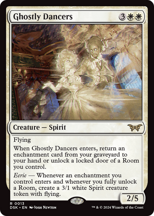 Ghostly Dancers (DSK-013) - Duskmourn: House of Horror Foil