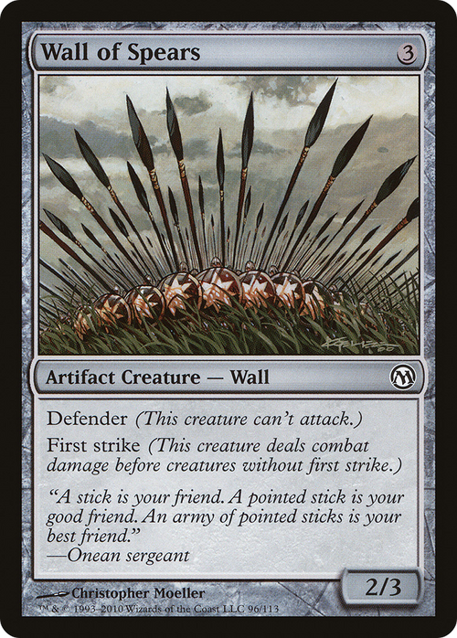 Wall of Spears (DPA-096) - Duels of the Planeswalkers
