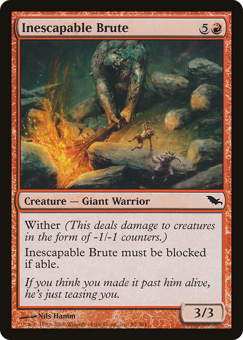 Inescapable Brute (SHM-095) - Shadowmoor