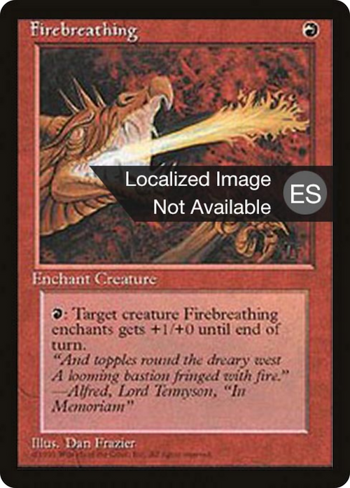 Firebreathing (4BB-) - Fourth Edition Foreign Black Border