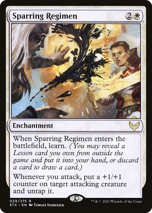 Sparring Regimen (STX-029) - Strixhaven: School of Mages