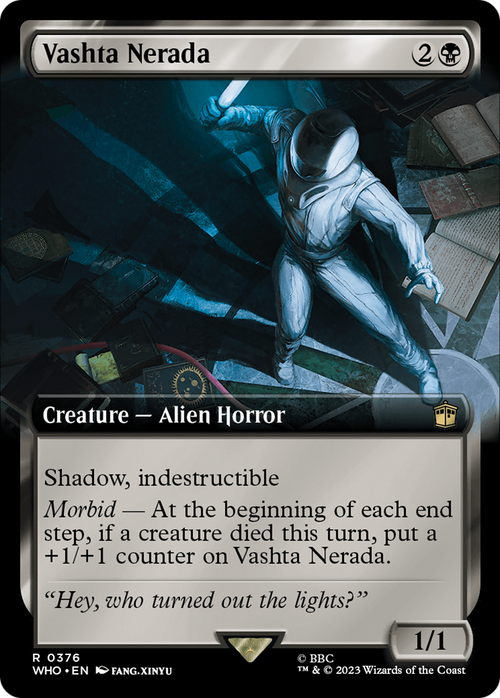 Vashta Nerada (Extended Art) (WHO-376) - Doctor Who: (Extended Art)
