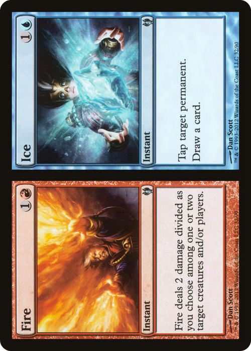 Fire // Ice (DDJ-032) - Duel Decks: Izzet vs. Golgari