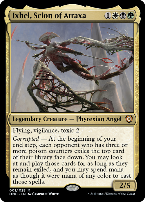 Ixhel, Scion of Atraxa (ONC-001) - Phyrexia: All Will Be One Commander Foil