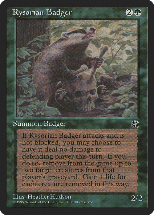 Rysorian Badger (HML-) - Homelands